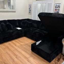 Sectional Convertible Sofa Set 