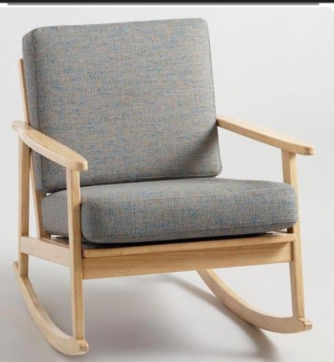 Xander Gray Flecked Rocking Chair by World Market