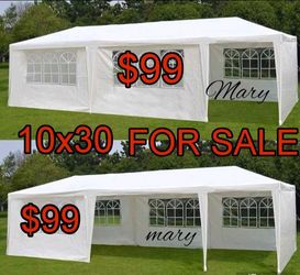 10'x30' Outdoor Canopy Tent Patio Camping Gazebo Storage Shelter Pavilion Cater Party Wedding BBQ Events Tent w/Removable Sidewalls