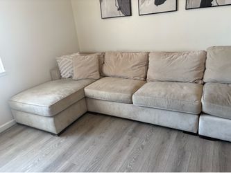 Modern Beige Sectional Couch