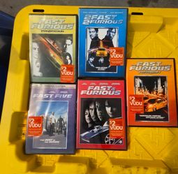 Fast and Furious DVD Collection 5 Movies
