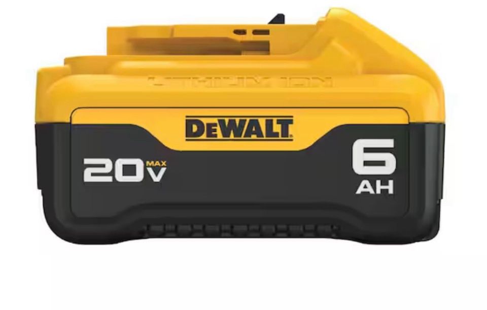 Back on sale 🔥DEWALT 20-Volt MAX XR Premium Lithium-Ion 6.0Ah Battery Pack