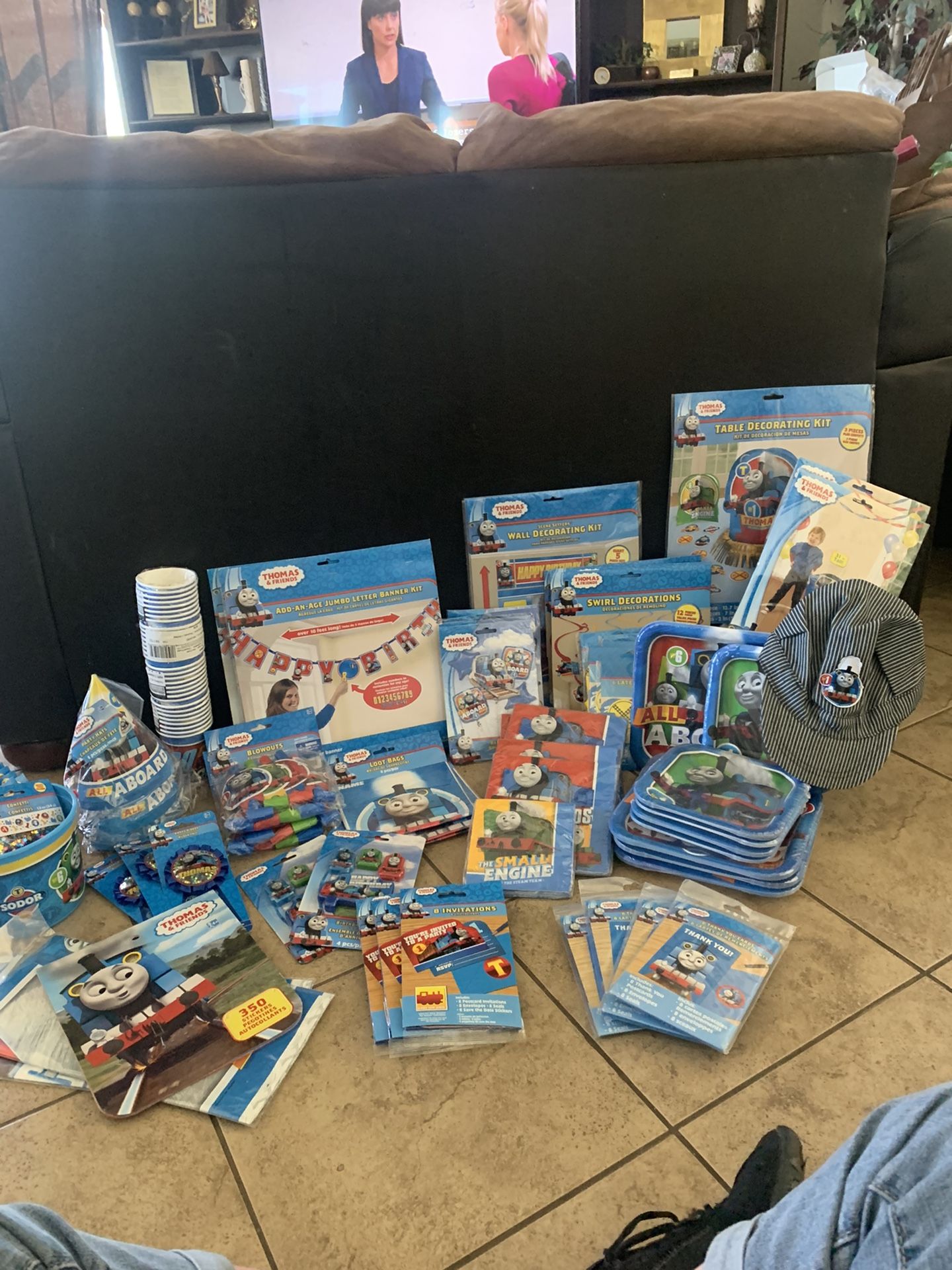 Thomas The Train Birthday Party Kit!