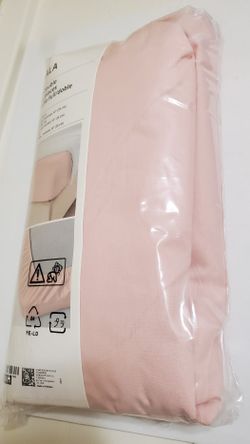 IKEA DVALA fitted sheet in light pink. Full/Double