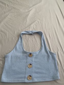 Baby blue top Size M