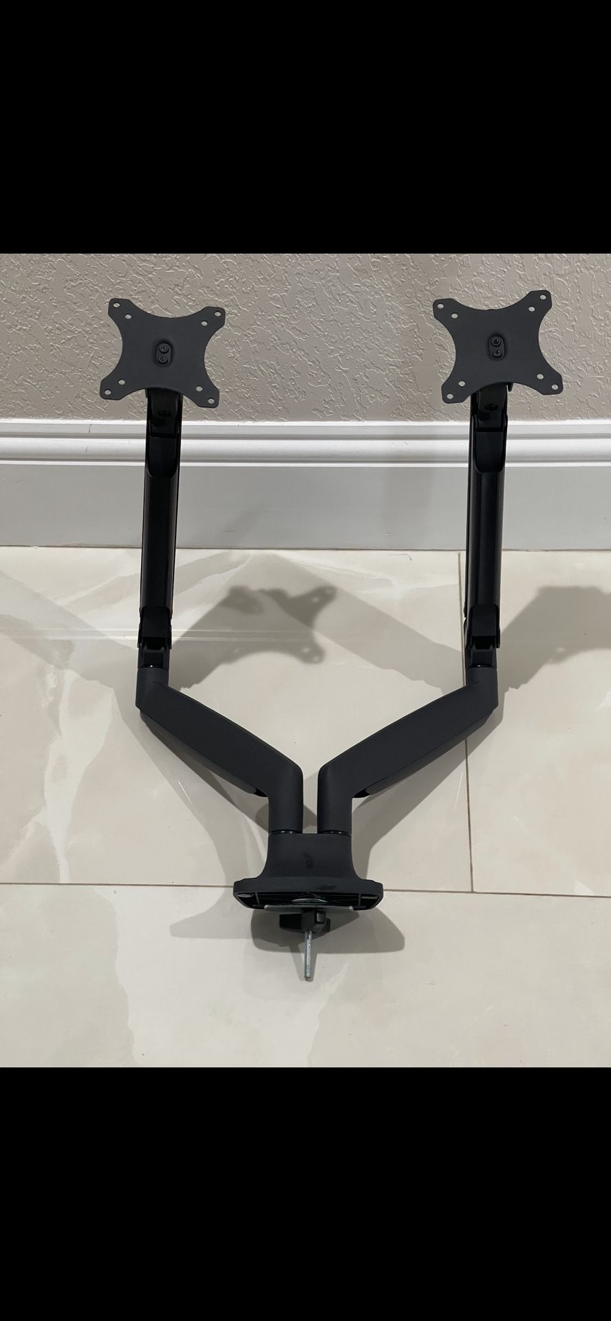 Dual (2) Monitor Black (DESK) Stands