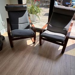 2 Ikea   Poang Chair