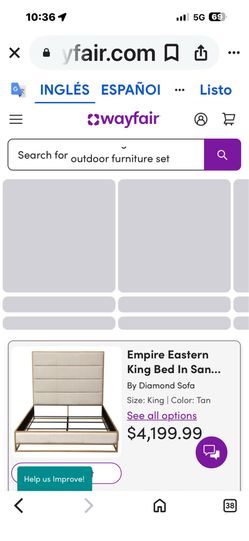 Queen bed