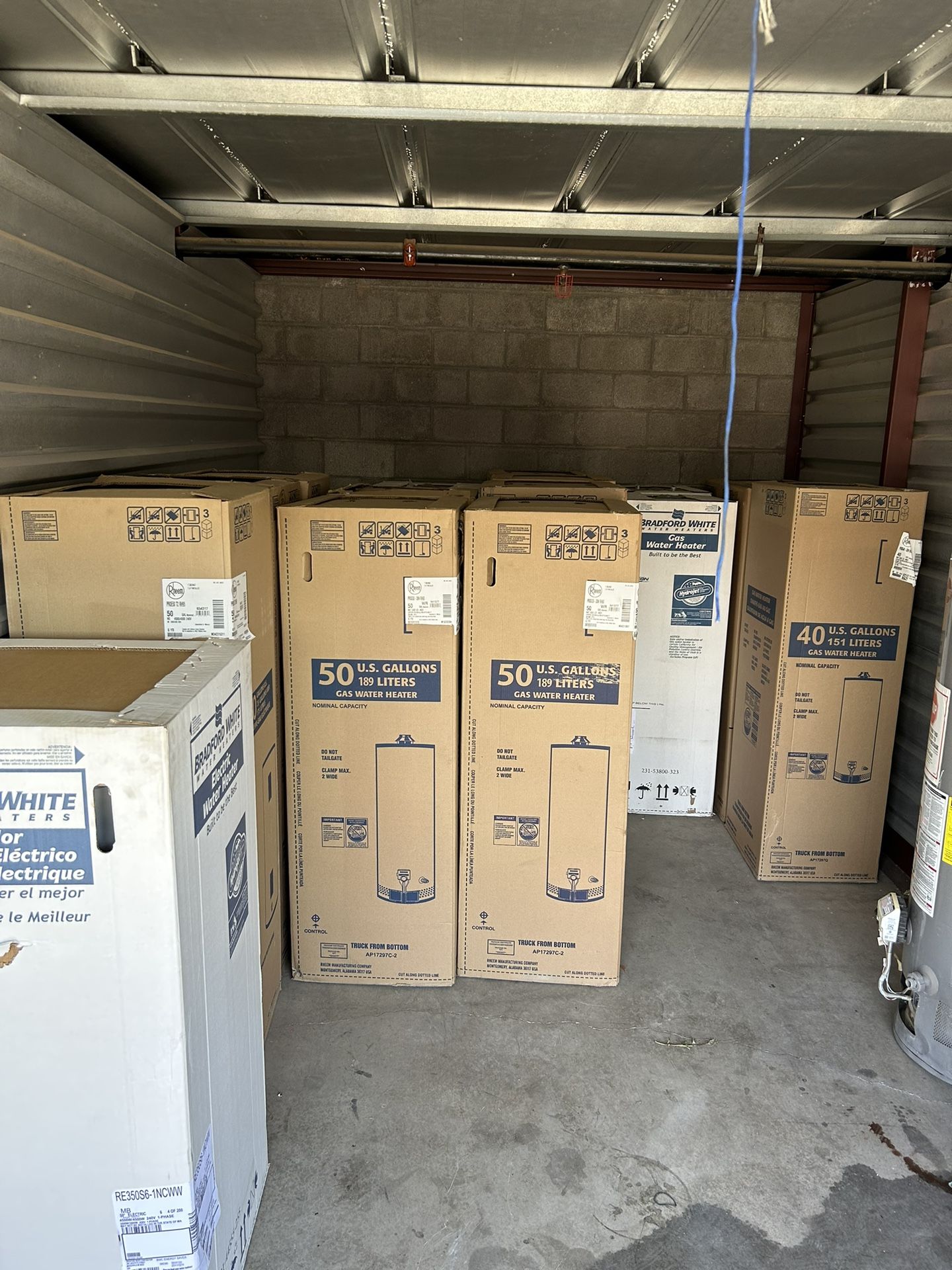 New Water Heaters In Box With 6 Year Warranty