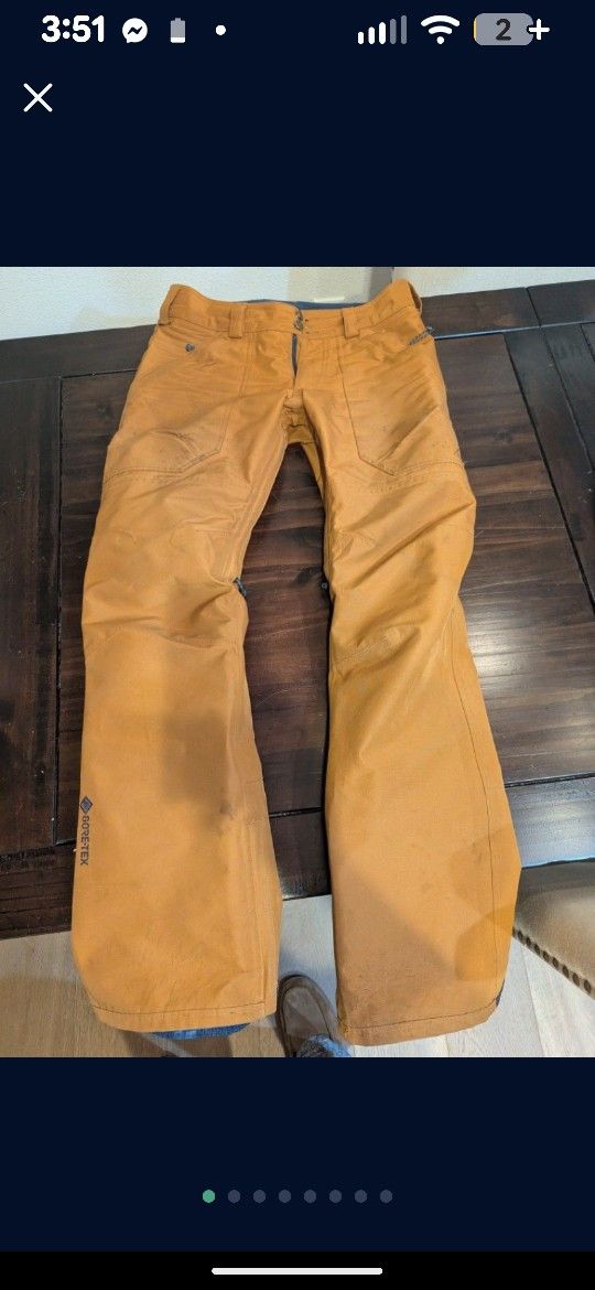 Burton Gore Tex XS Snowboard Ski Pants