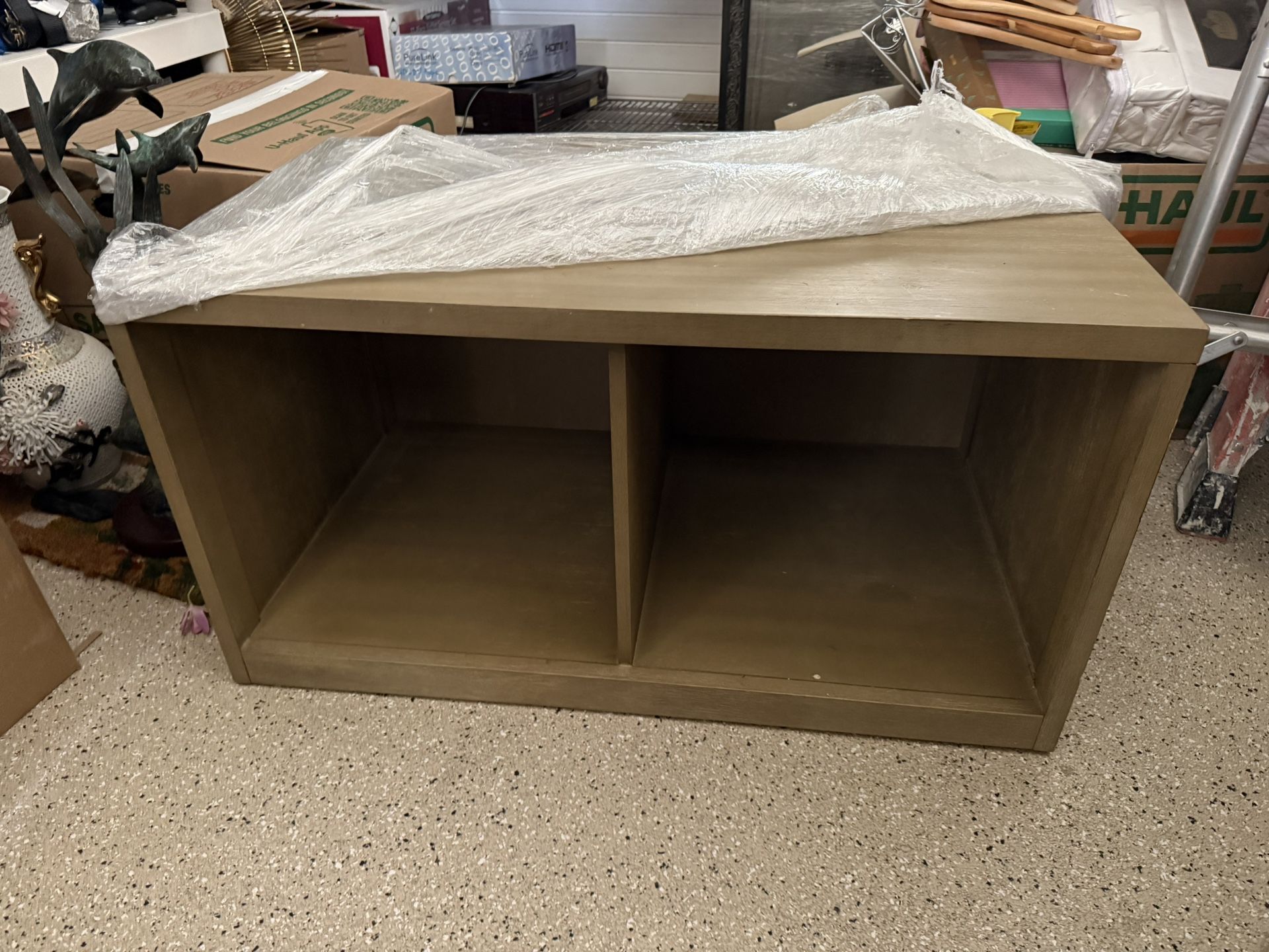 2 Pottery Barn Modular Banquette Storage Benches Weathered Gray Free