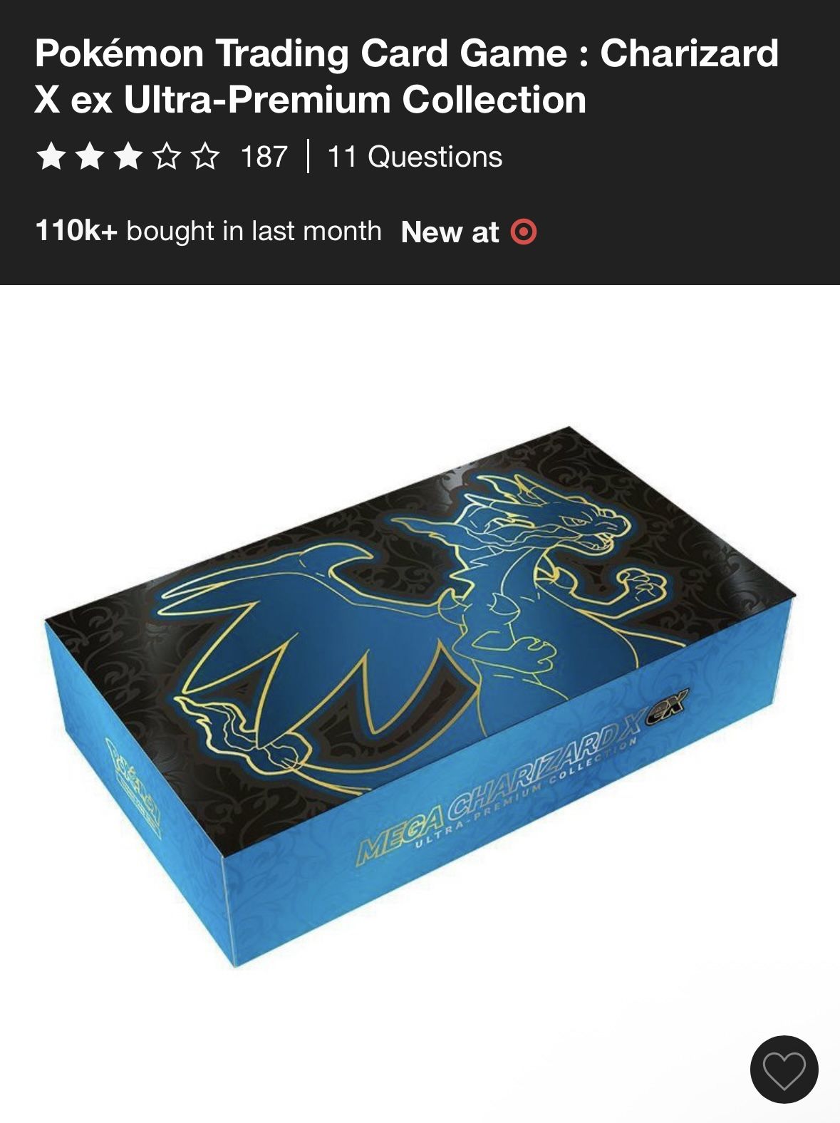 Pokémon Trading Card Game : Charizard X ex Ultra-Premium Collection