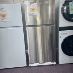 Refrigerator 30” Inches Stainless Steel New And 1 Year Warranty 