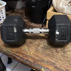 40lbs Dumbbell 