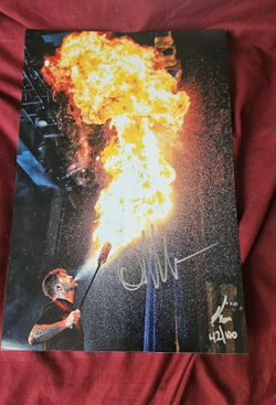Signed Dillinger Escape Plan Poster