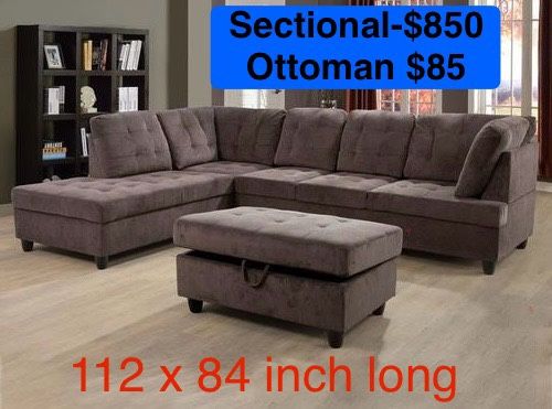 💫FREE DELIVERY💫Brand New Sectional Sofa Couch 
