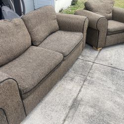 Brown Couch Set  150$ OBO
