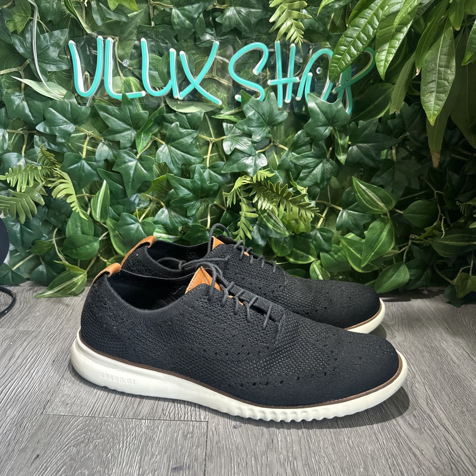 Cole Haan 2 Zerogrand Mens Size 13 Black Stitchlite Lace Up 