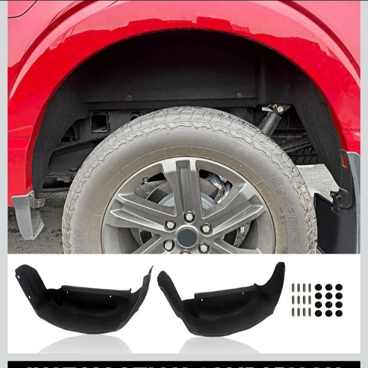 2021-2024 FORD F150 REAR MUD FLAPS AND WHEEL GUARD MUDS