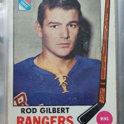1969-70 Topps Hockey Rod Gilbert #37