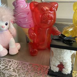 Giant Valentines Day Gummy Bear Gifts  $15 Each 