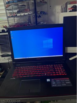 Gaming laptop Msi core I7