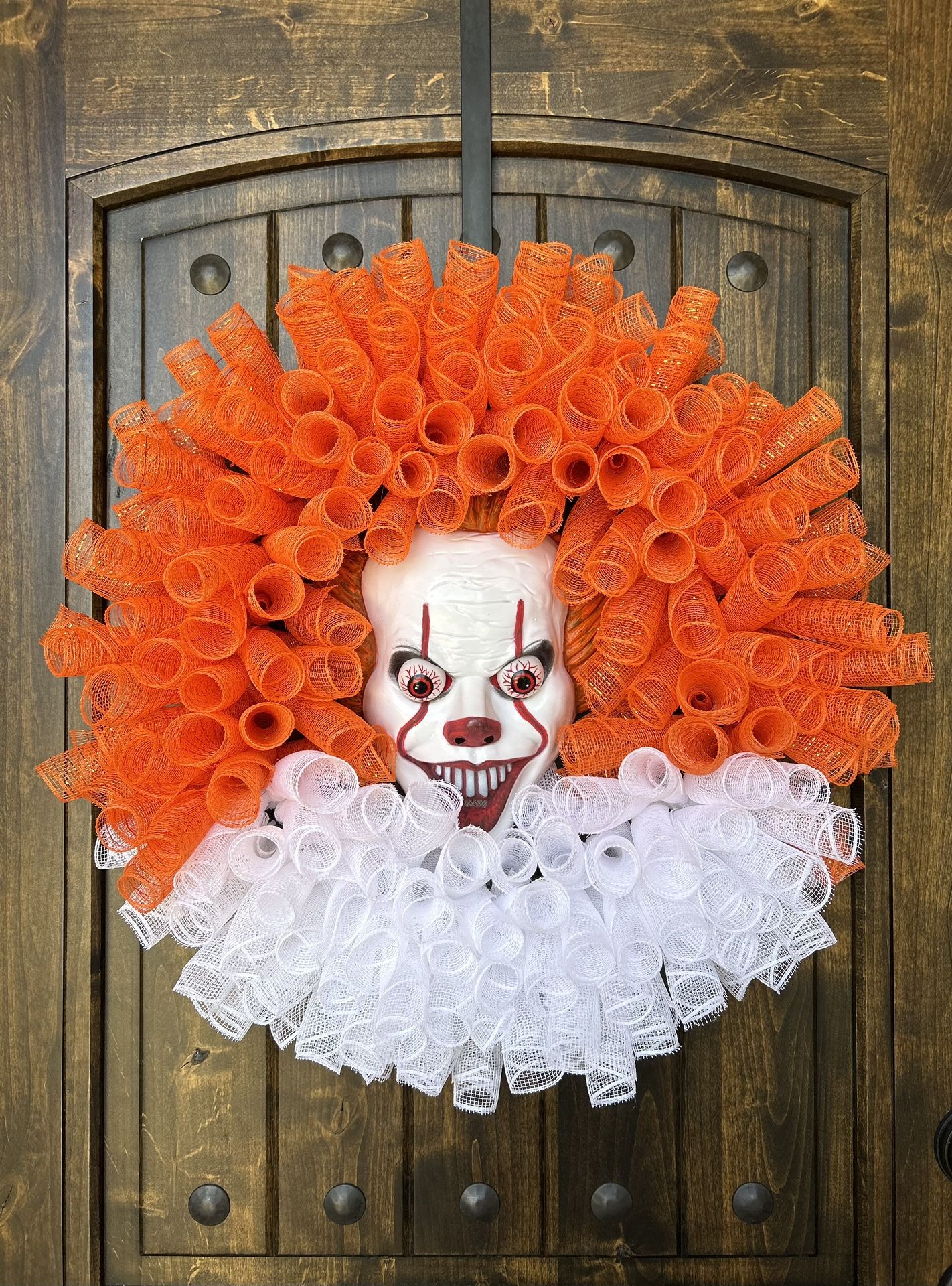 Scary Clown Wreath, Pennywise Wreath
