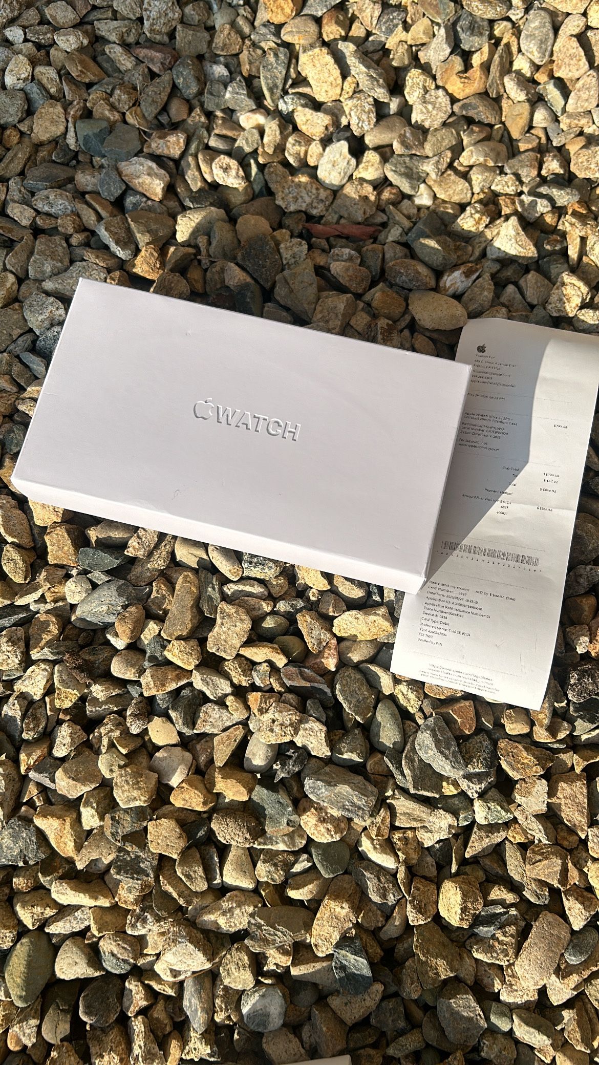Brand New Apple Watch Series 8 - 45mm - Space Black - Cellular & GPS - Orange Band