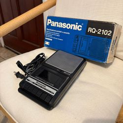 New Vintage Panasonic Cassette Recorder