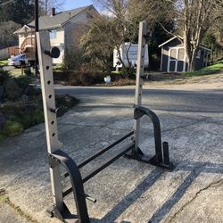 Bench and Squat Rack - Free