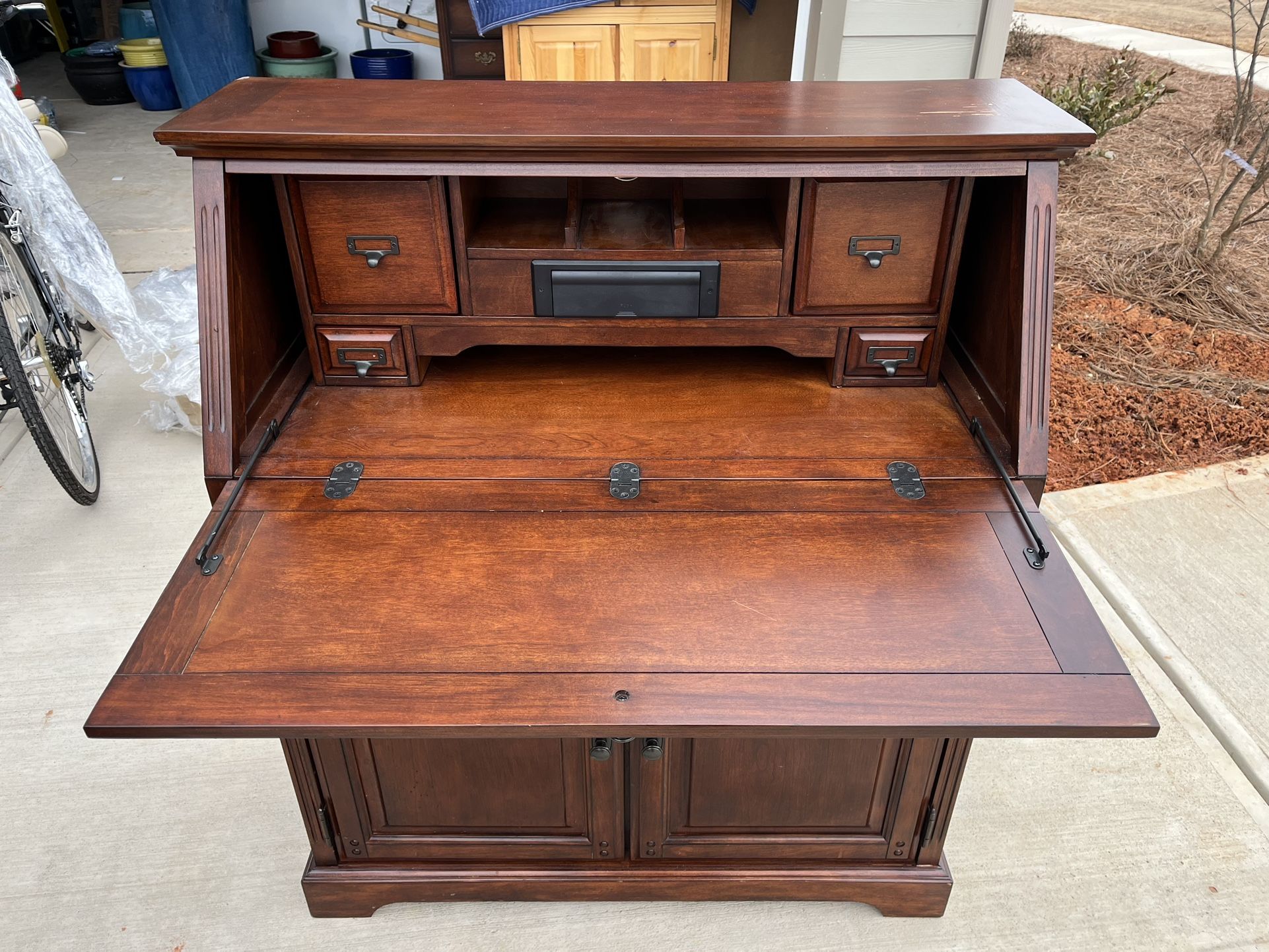Armoires, Desk, And Couch