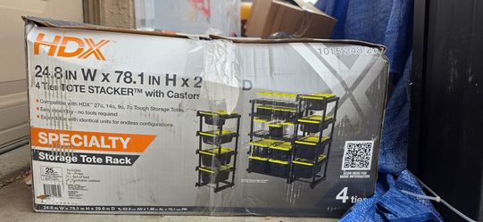HDX 5-Shelf Configurable Storage Unit 48x75x24