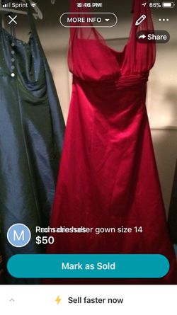 Prom dress size 14