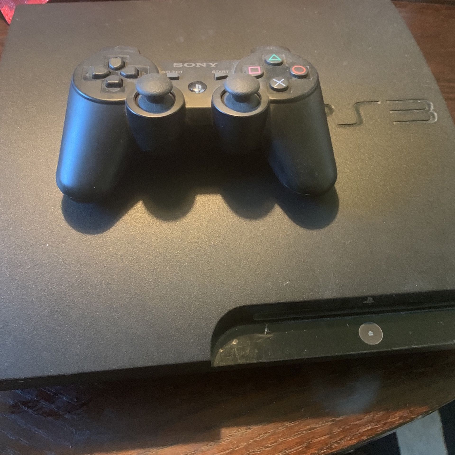 PS3 Game System With Controller And 13 Games