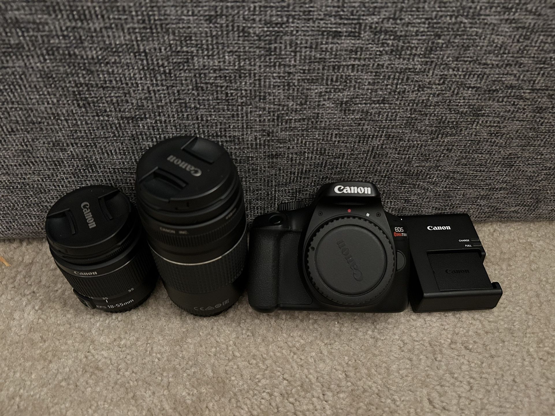 Cannon T100 With 18-55 And 70-300