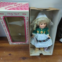 Antique Shirley Temple Heidi Doll In Box 