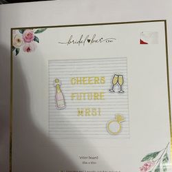 New Wedding Letter Board