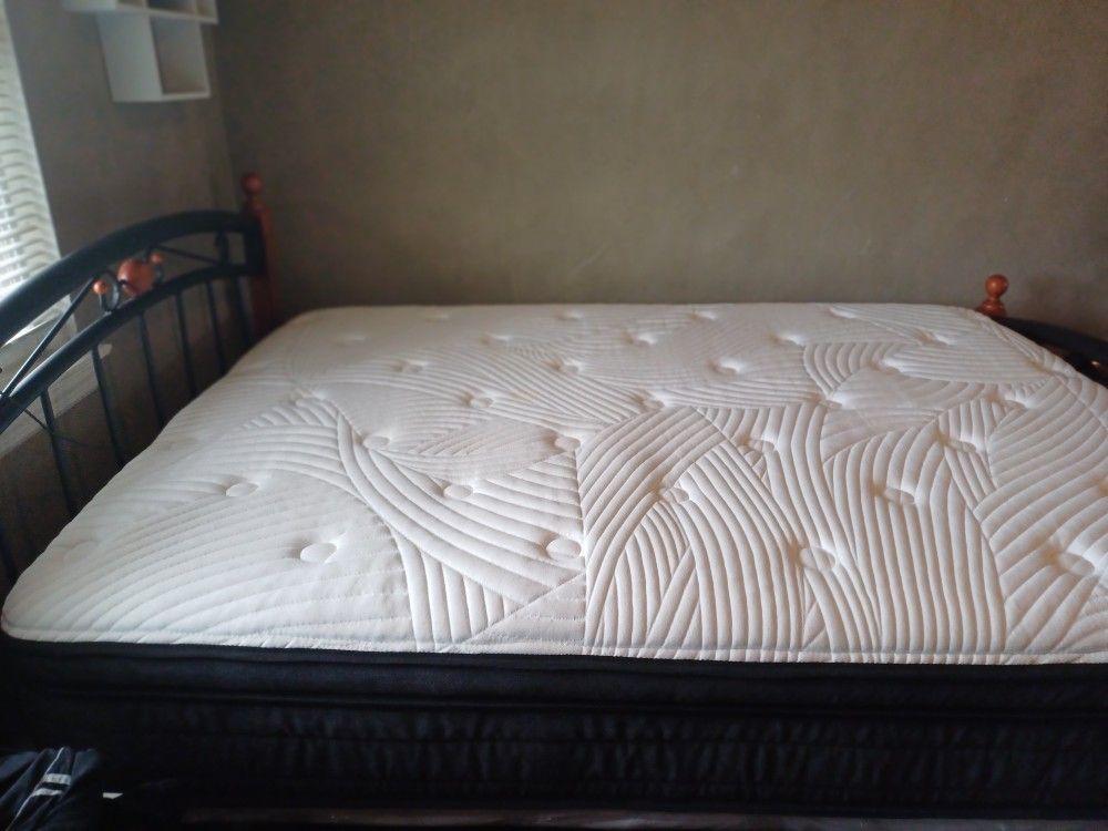 Full Size Bed Frame and Mattress!!!!!