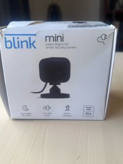 Brand New Blink Mini Indoor Security Camera – 1080p HD – Never Used