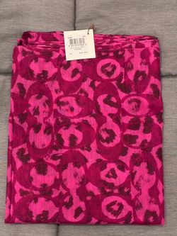 Coach Signature Ocelot Infinity Scarf