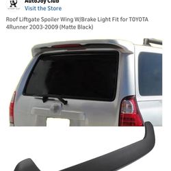 Trunk Spoiler 4th gen 4Runner 2003-2009 