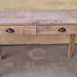 Desk And White  Chair Barnhouse Look