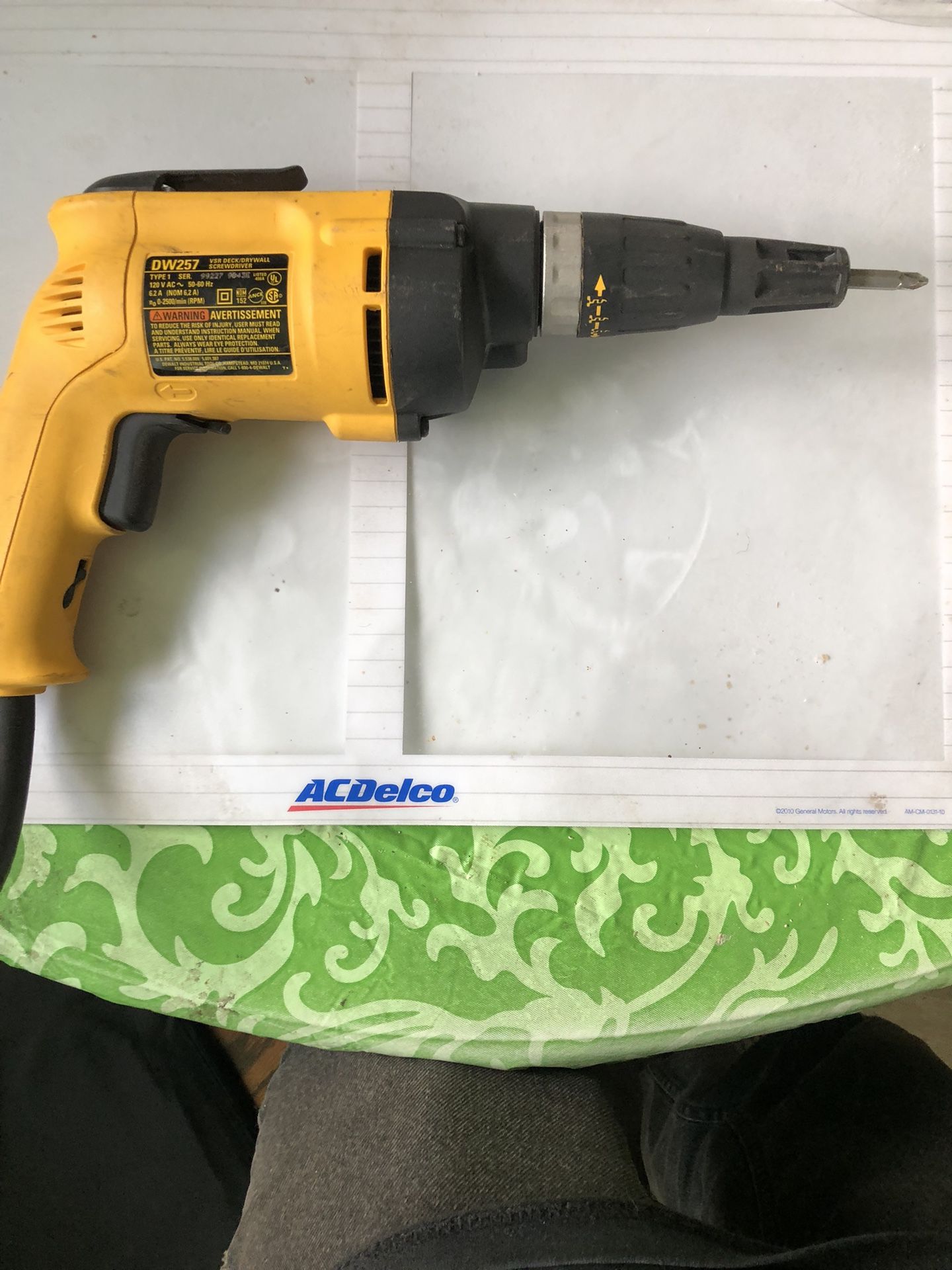 Dewalt Drywall— Deck Driver