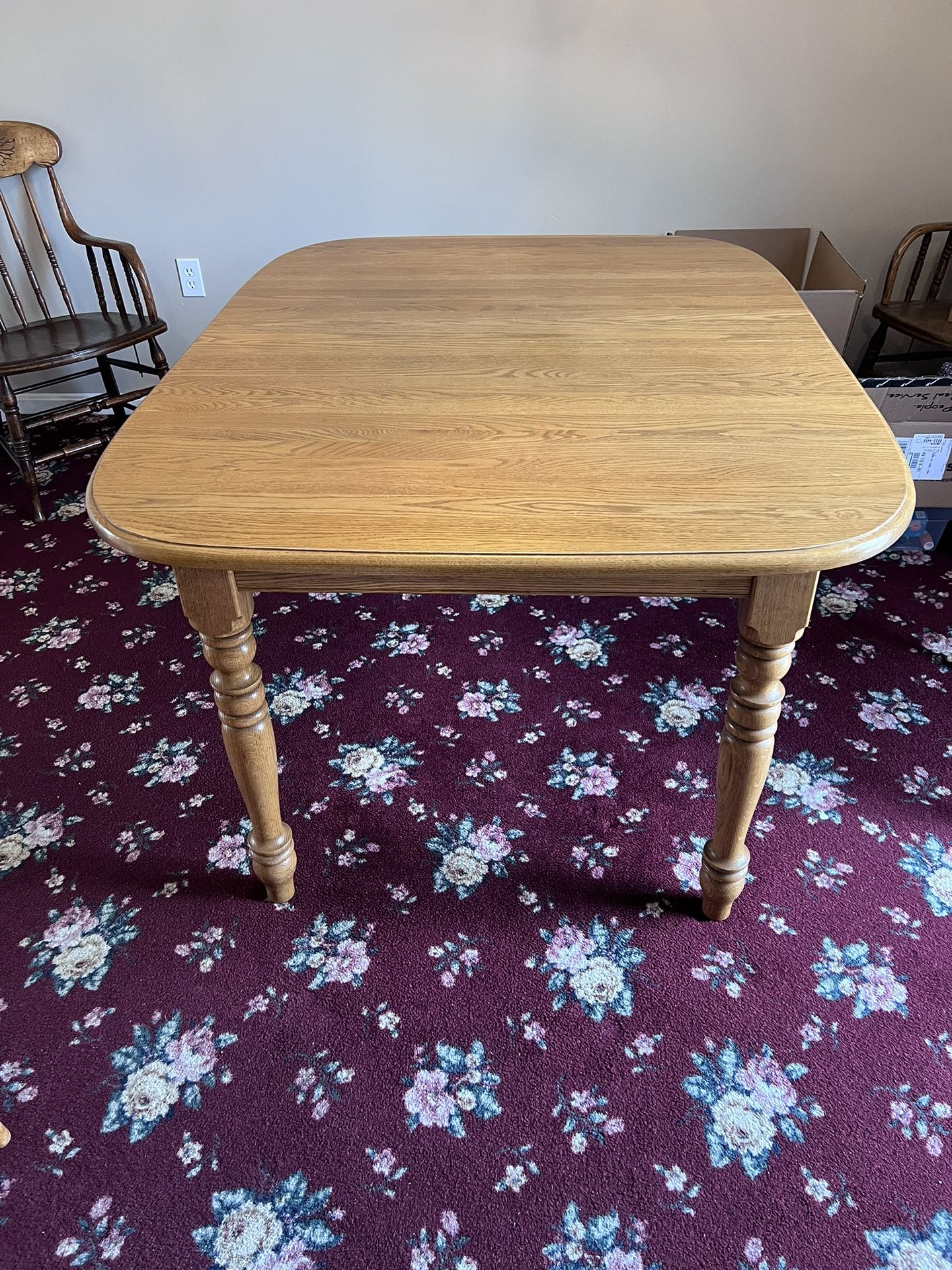 Solid oak Amish Made Table
