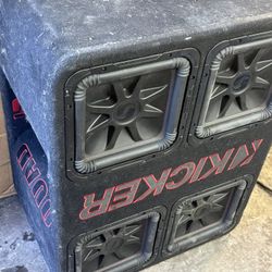 Kicker Quad L7 Sub Box 