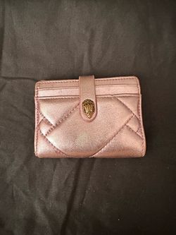 Kurt Geiger Quilted Metallic Card Wallet