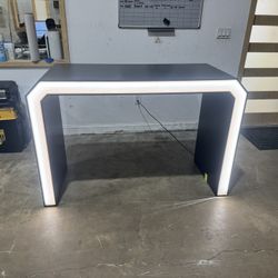 LED Custom Made Table Black