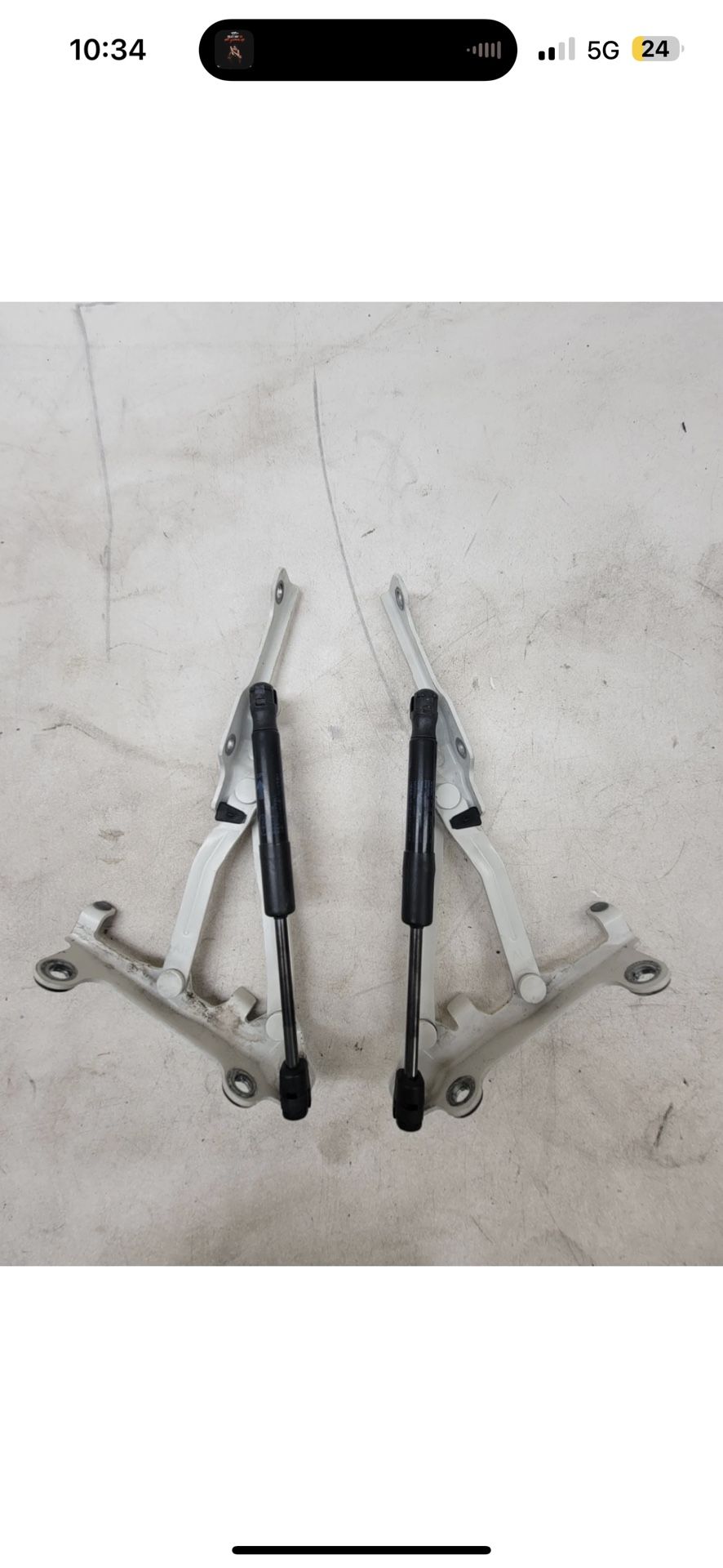 2013 - 2020 Subaru BRZ Scion FRS 86 Left & Right Trunk Hinge Shock Set Pair OEM