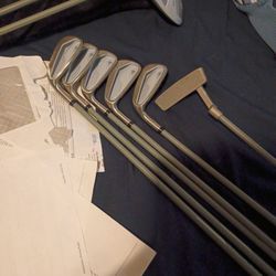 Top Flite Irons And Putters Lefty.