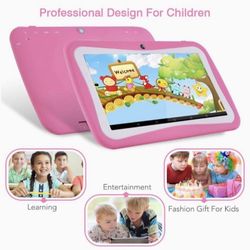 Beneve Kids Tablet PC Android Dual Cam, Wireless, 1G+8G, Kids Software iWawa Pre